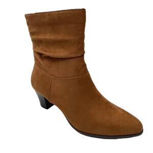 Style & Co Women's Piviee Slouch Booties Brown Size 10